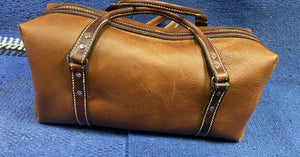 Buffalo Leather Duffle Bag