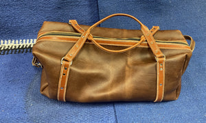 Buffalo Leather Duffle Bag