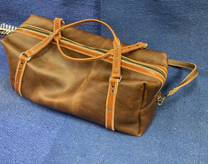 Buffalo Leather Duffle Bag