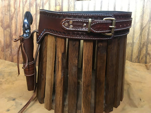 "The Law Dog" Western 6-Gun belt