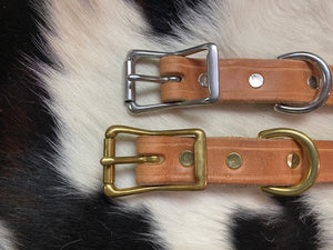 Heavy Duty Harness Leather Dog Collar